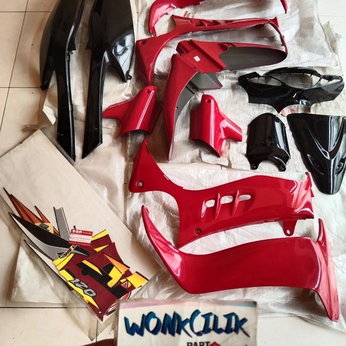 PREMIUM full body halus satria hiu merah hitam original sgp