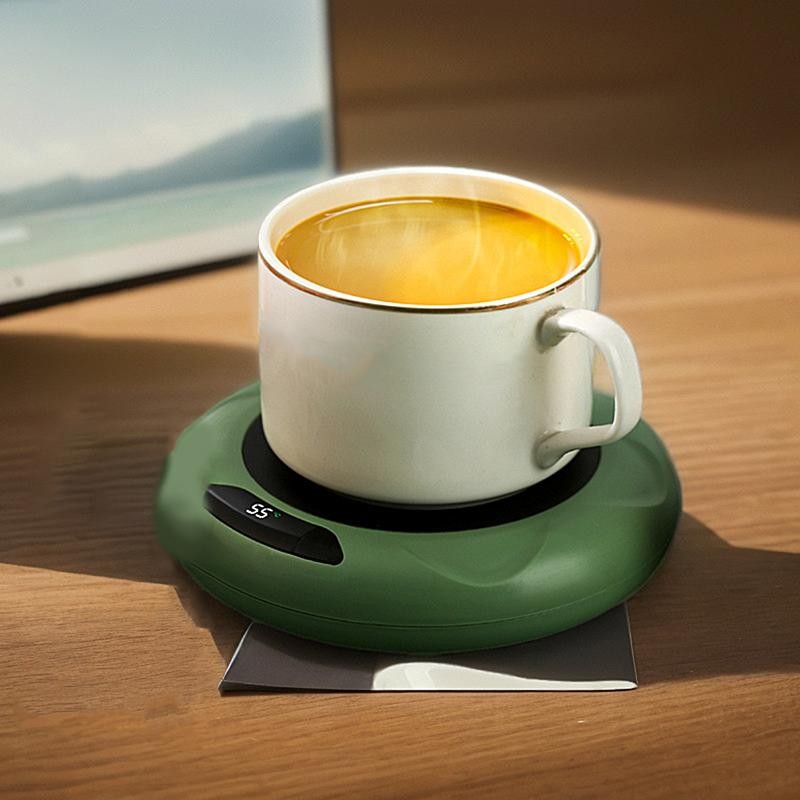 Cup Warmer Smart USB Milk Mug Warmer 3 Temperature Settings Smart Electric Beverage Warmer Portable 