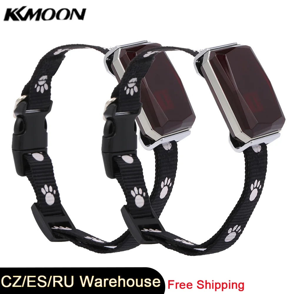 Pelacak GPS Hewan Peliharaan IP67 Tahan Air Kerah Hewan Peliharaan GSM AGPS Wifi LBS Lampu Mini untu