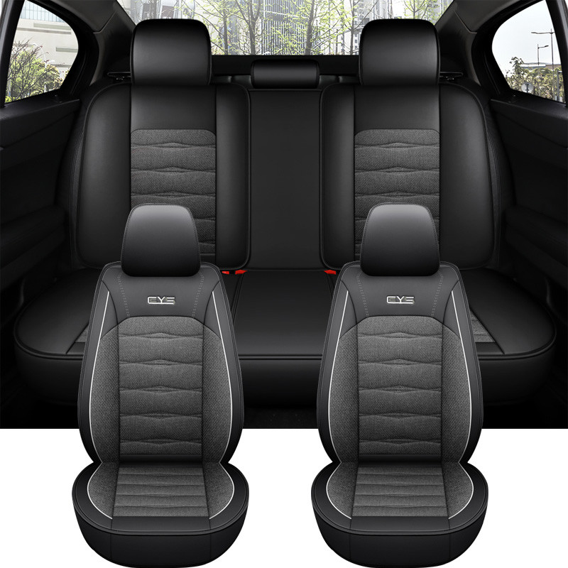 Aksesori Otomotif Sarung Jok Mobil untuk Chevrolet Sonic  X3 Nissan March Hyundai I10 Flax Universal
