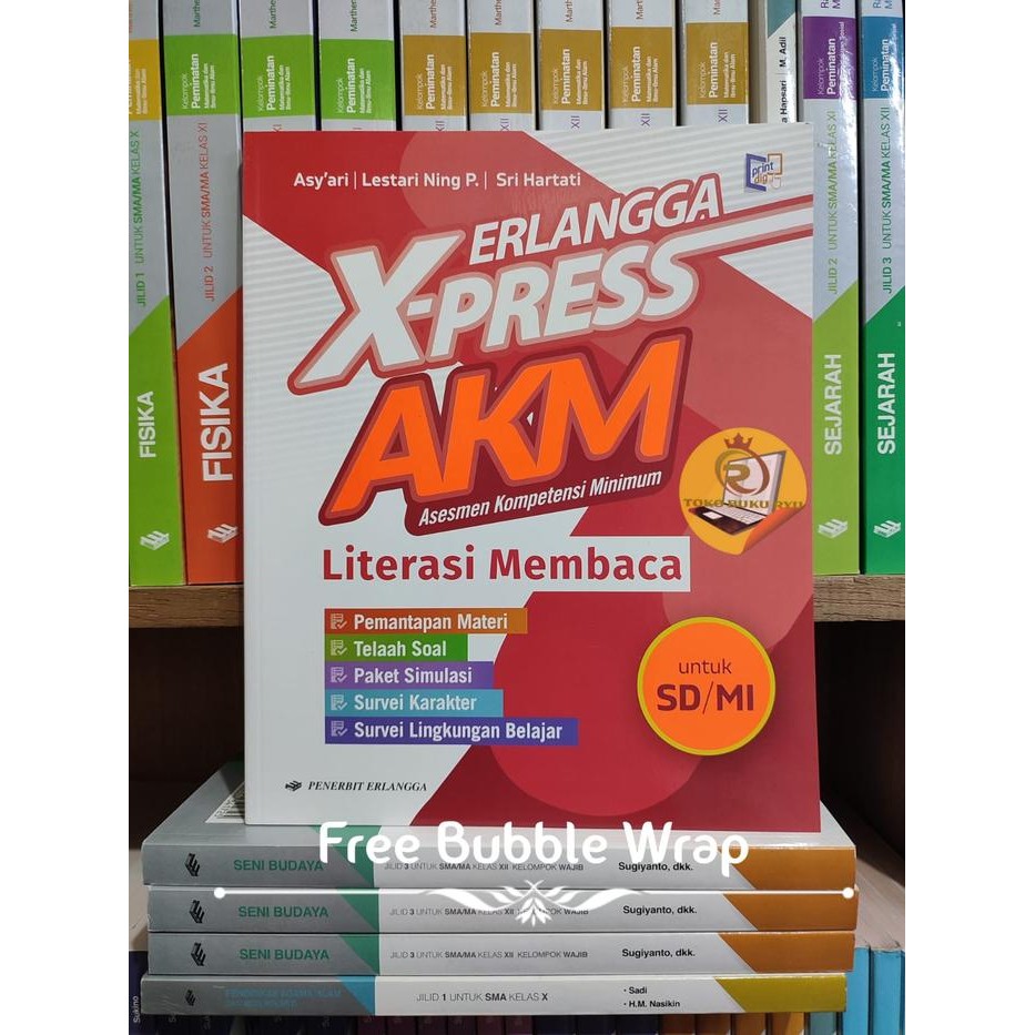

Buku Xpress AKM Literasi Membaca SD/MI Erlangga