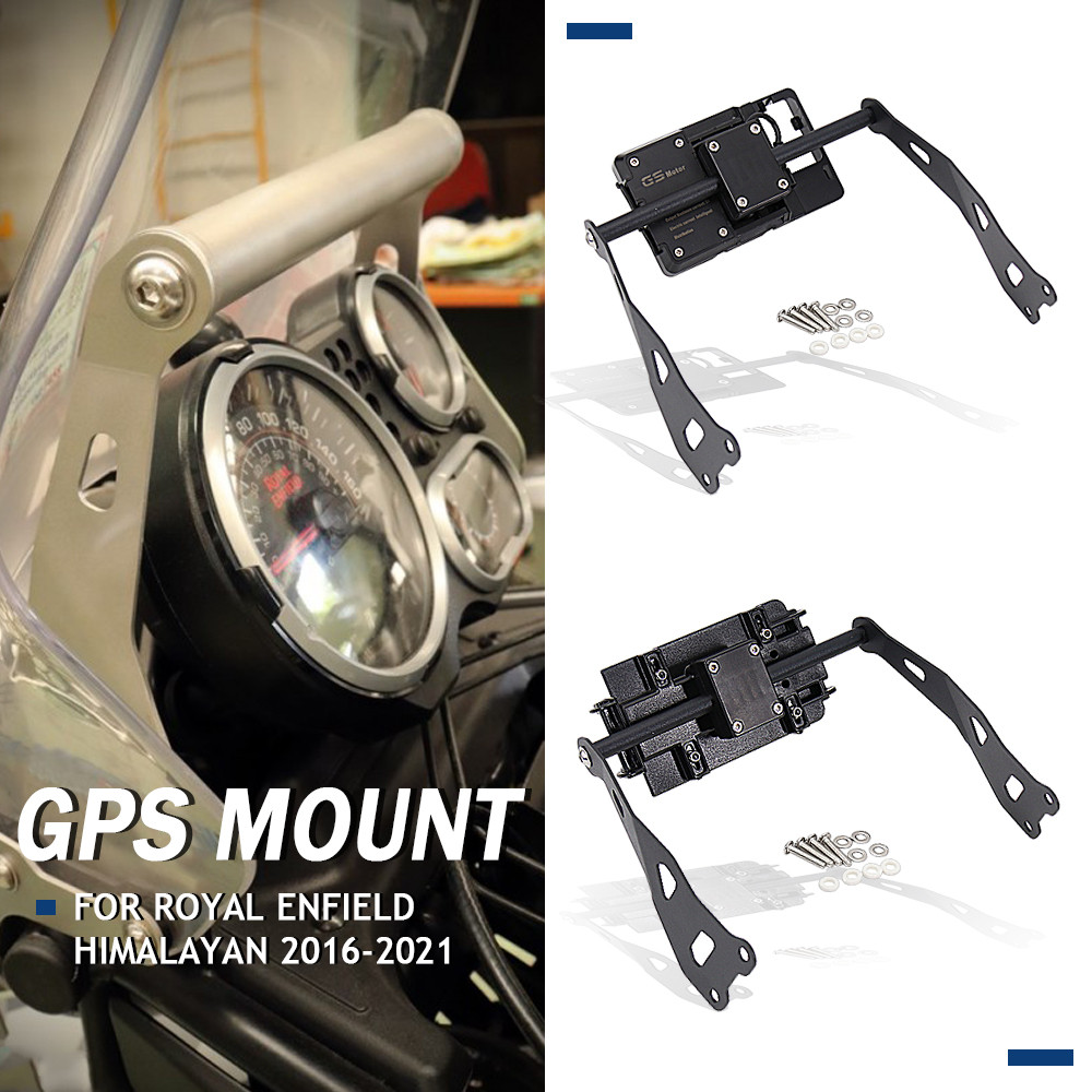 Aksesoris Motor untuk ROYAL ENFIELD HIMALAYAN 2016 - 2020 2019 Dudukan Ponsel Braket Pelat Navigasi 