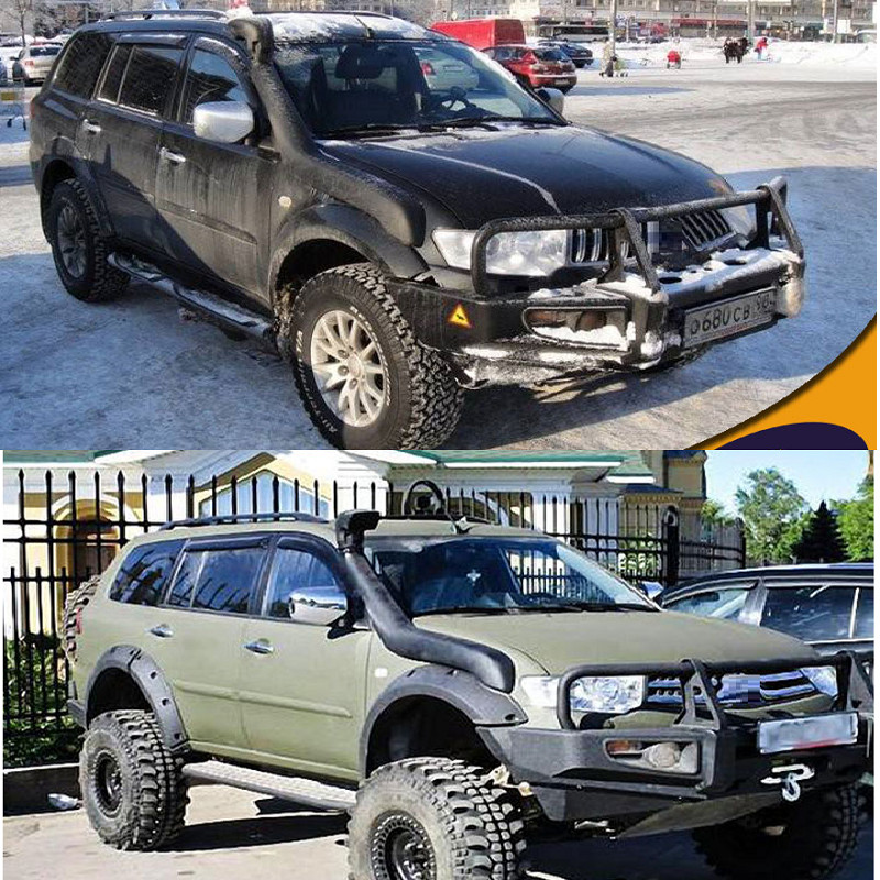 CITYCARAUTO MOBIL STYLING PIPA SNORKEL KIT SET LLDPE SNORKEL UNTUK MITUBISHI TRITON L200 PAJERO SPOR