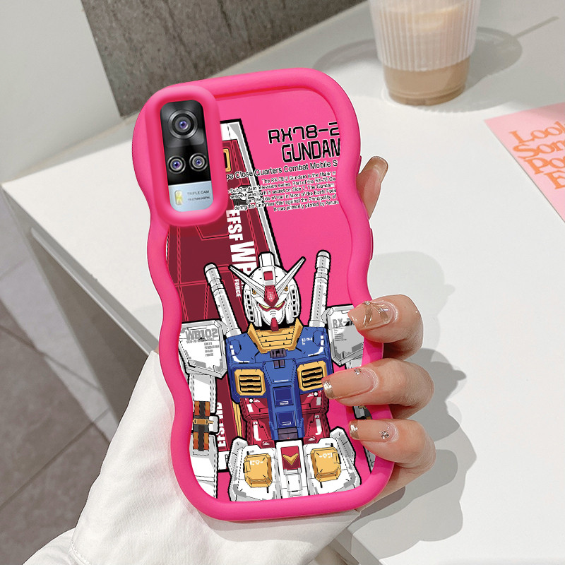 Casing Untuk VIVO Y51 2020 Y31 2021 Y51A 2021 Y53s Y33 Case Softcase Kesing Mesin putih ponsel Cesin