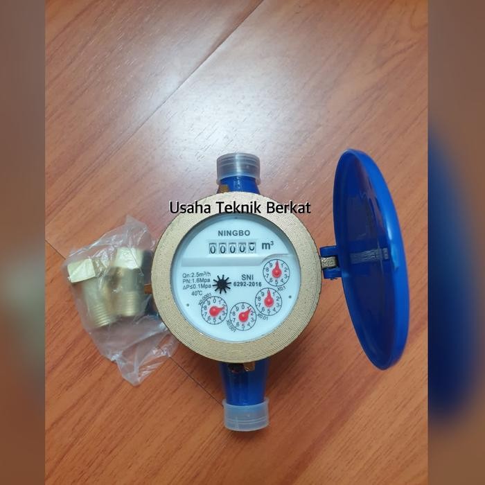 Meteran Air / Water Meter Ningbo 1/2" Inch