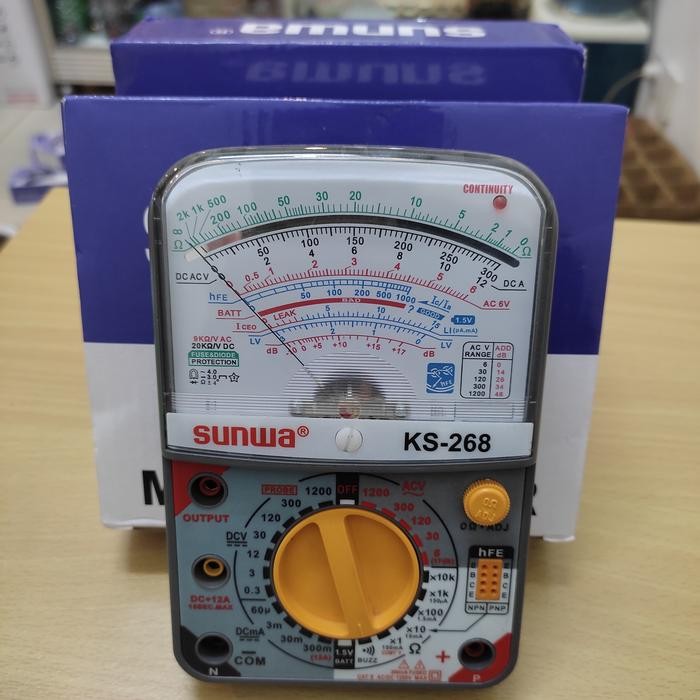 Multitester Analog Sunwa Ks-268 Multitester Original Sunwa