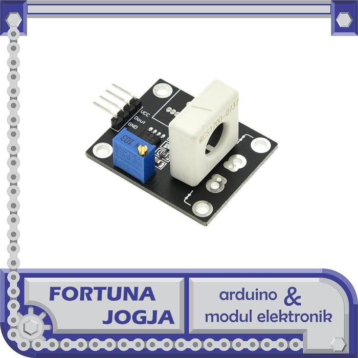 Wcs1700 Hall Effect Current Sensor Arus Ac Dc 70A Analog Digital Out