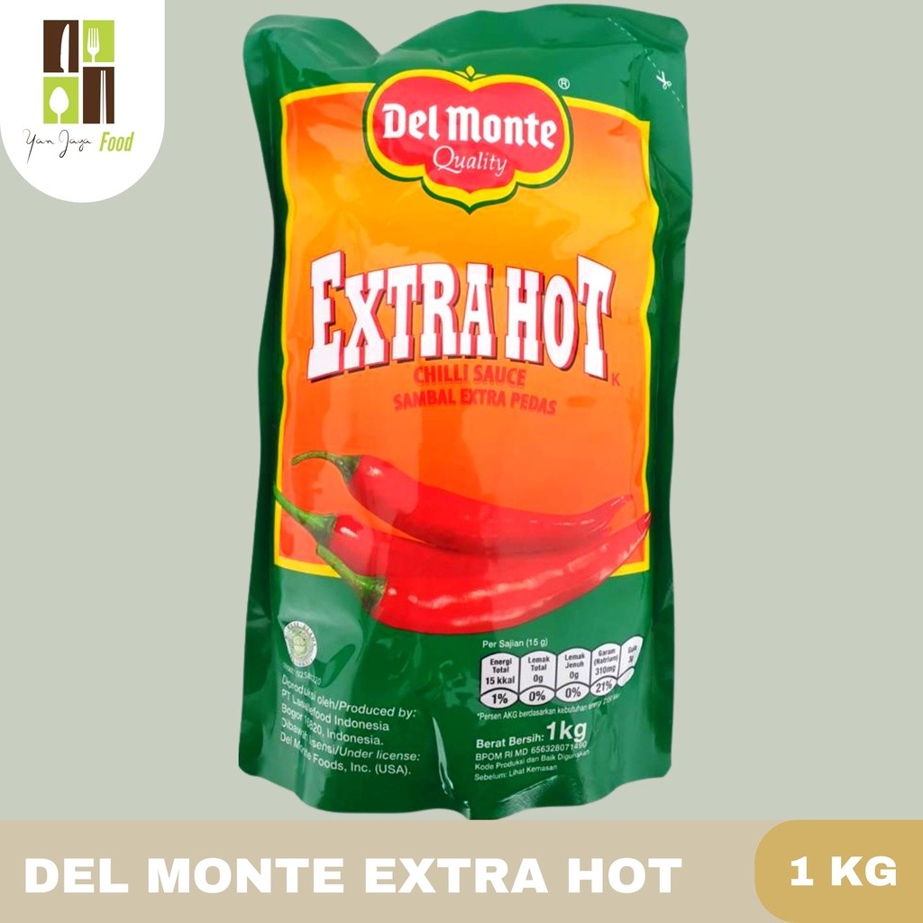 

SANS Del Monte/delmonte Saus / Saos Sambal Extra Hot / Extra Pedas [1Kg]