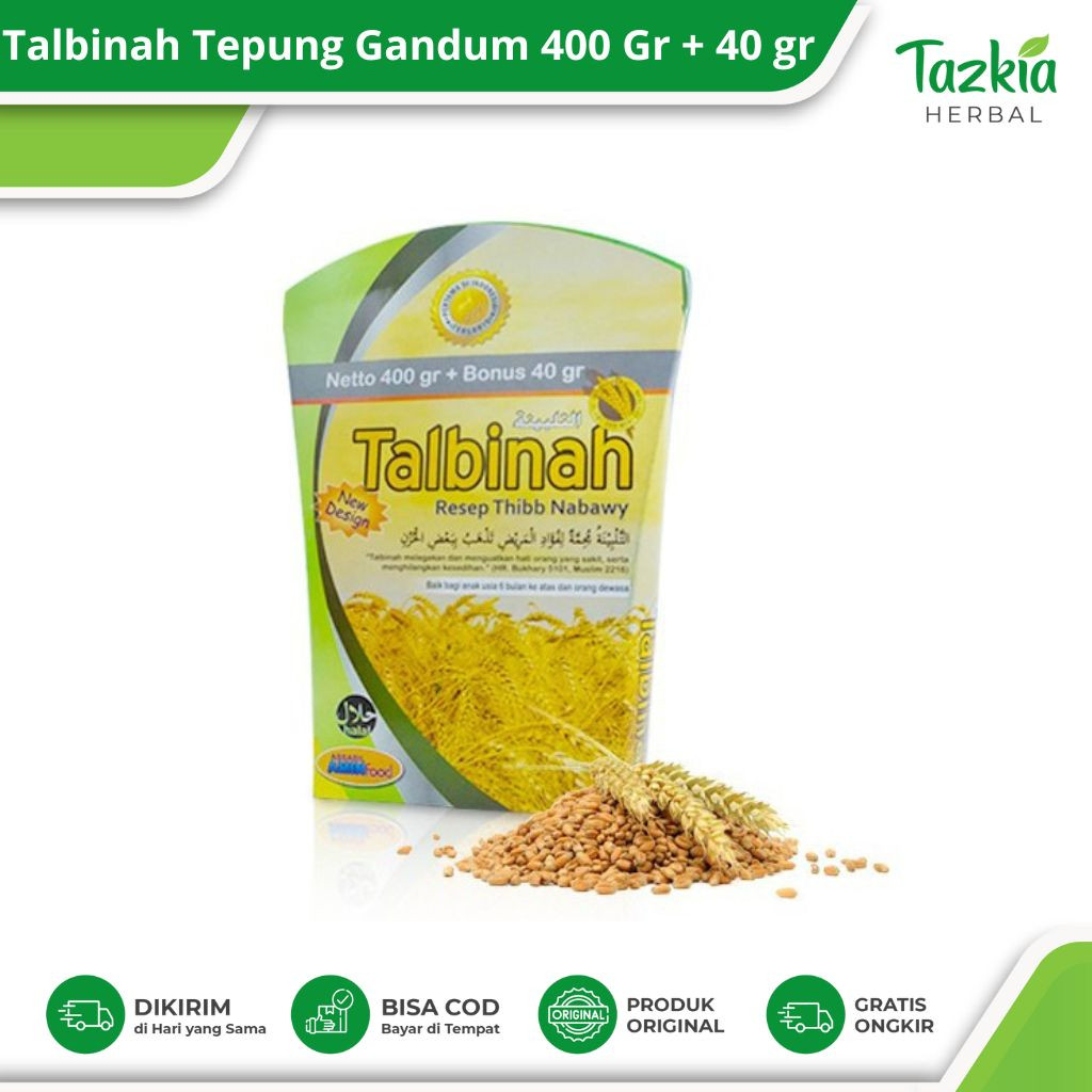 

SANS Tepung Gandum Talbinah Resep Thibb Nabawi Tepung Gandum 440gr - Obat Asam Lambung dan Maag