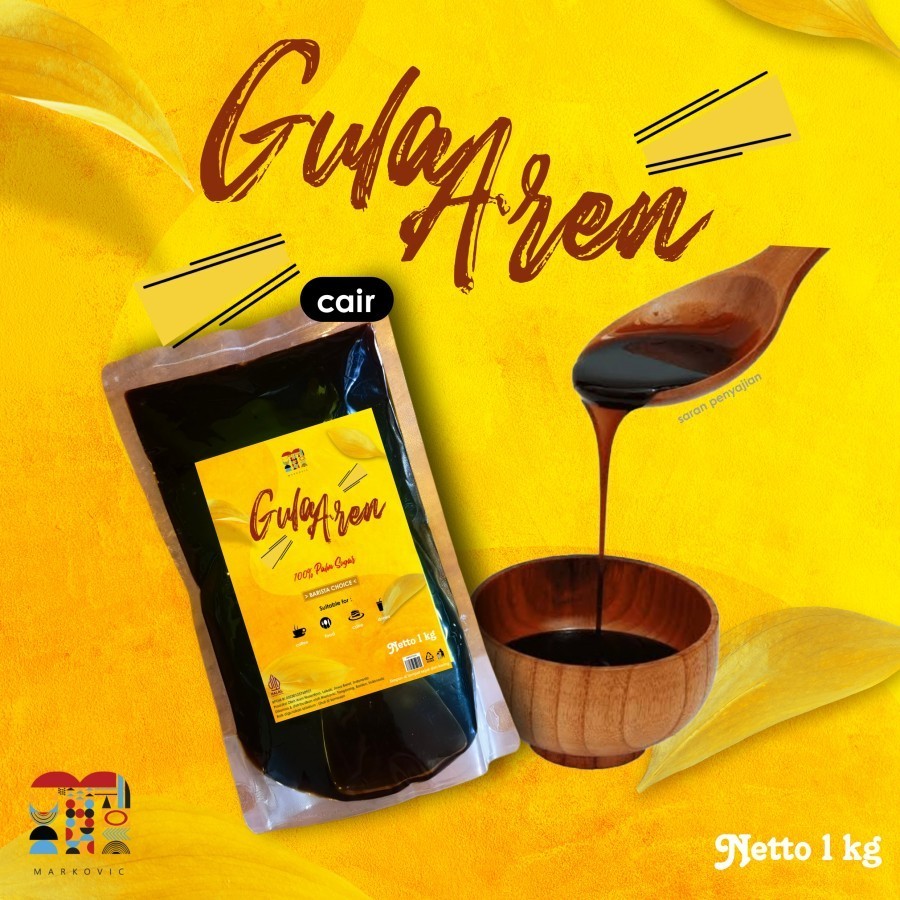 

SANS Gula Aren Cair Liquid 1 kg Pouch
