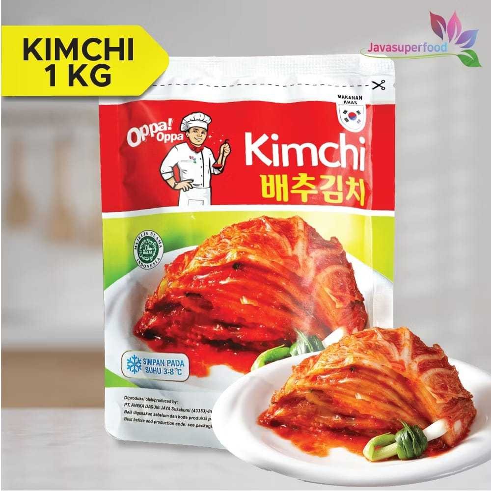 

SANS KIMCHI Sawi Fresh / Kimchi Halal / Kimchi Korea 1KG - Makanan Korea