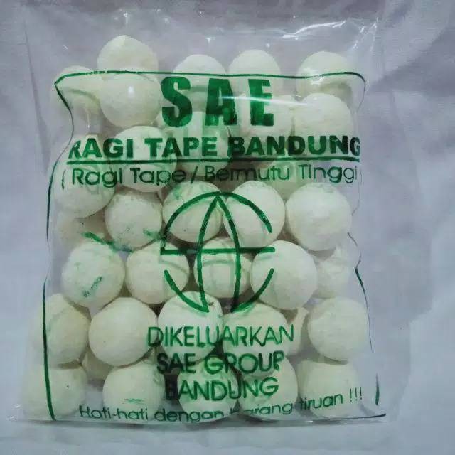 

SANS Ragi tape ketan berkualitas .Satu bungkus isi 50 butir ,satu butir berat 3 gram. Satu butir