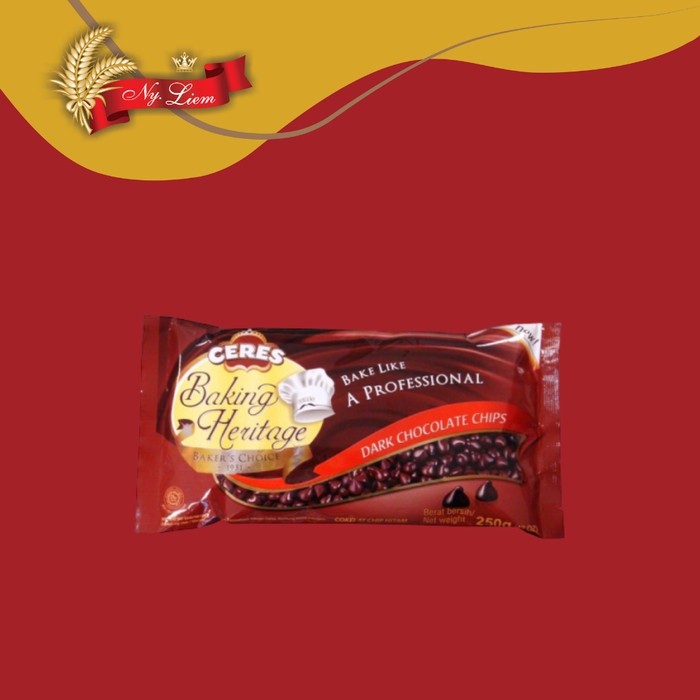 

SANS CERES Dark Chocolate Chips 250 gram