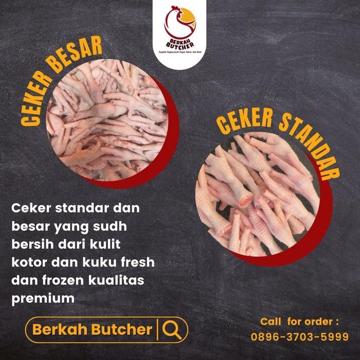 

Ceker Ayam - Kaki Ayam - Kualitas Segar Dadakan dan Frozen