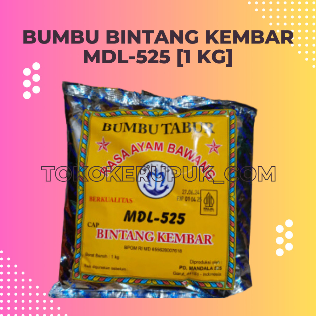

SANS Bumbu BINTANG KEMBAR MDL-525 [1kg/1000gr]