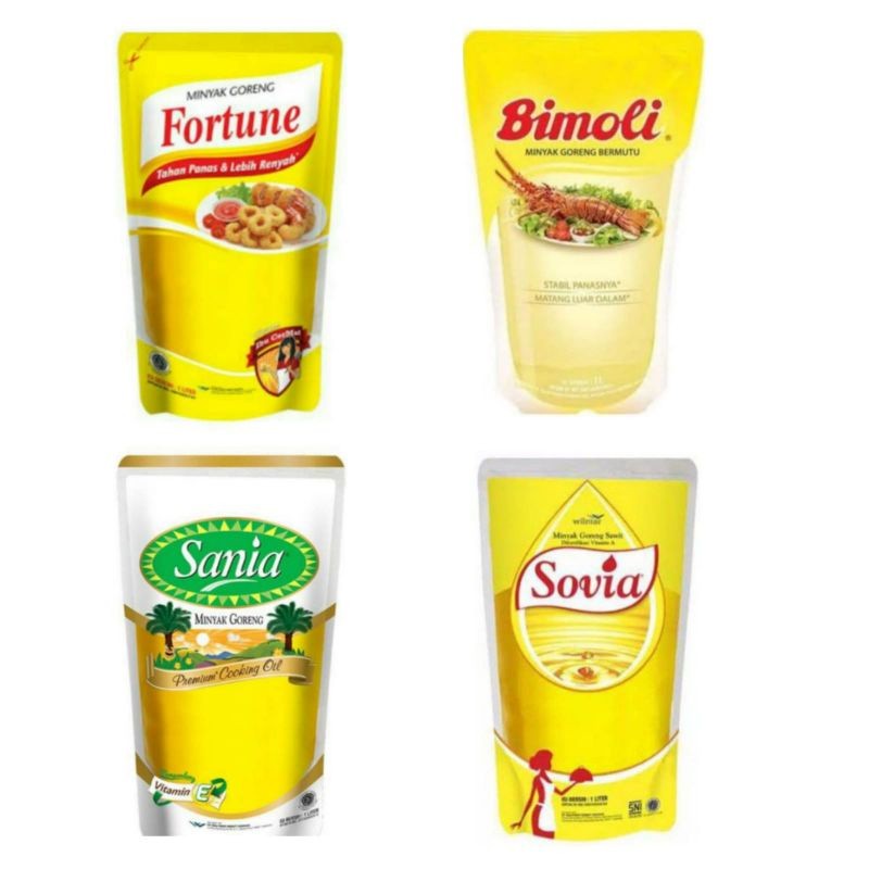 

SANS minyak goreng 1 Liter merk random