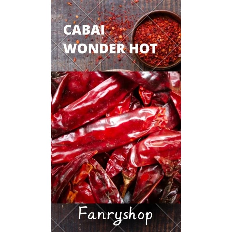 

SANS PROMO...!!!!Cabe Wonder Hot (WH) Cabai Besar 1 Kg