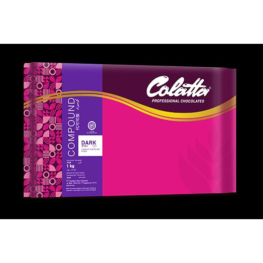 

SANS Colatta Dark Compound Cokelat Intens 5kg/1kg/500gr/250gr
