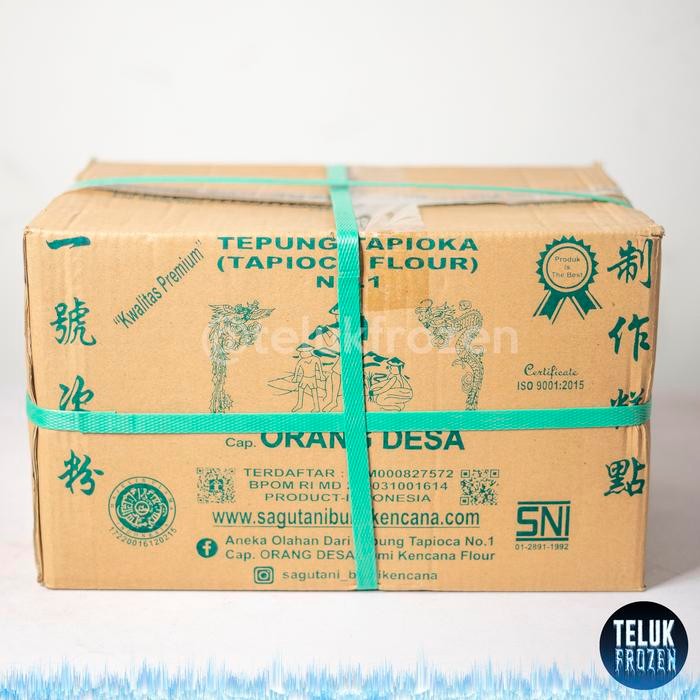 

SALE !!! SAGU TANI 1KG 1 DUS TEPUNG TAPIOKA CAP ORANG DESA ISI 10 KG TAPIOCA READYY