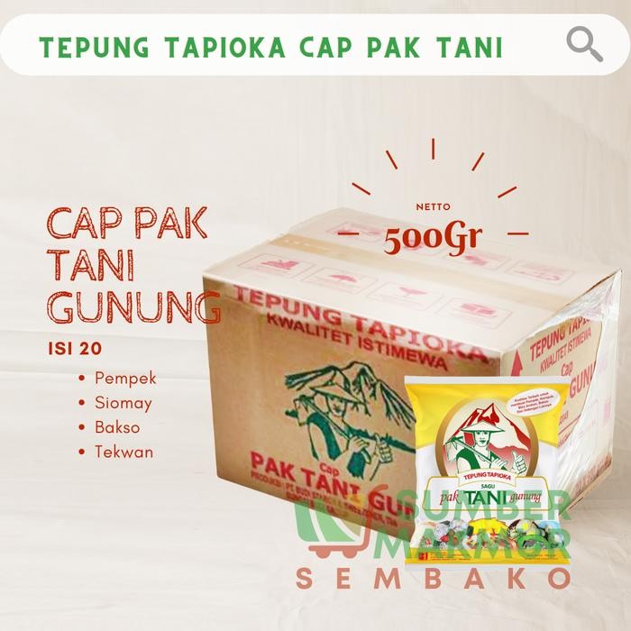 

SALE !!! SAGU DUS CAP PAK TANI GUNUNG ISI 20 X 500GR READYY