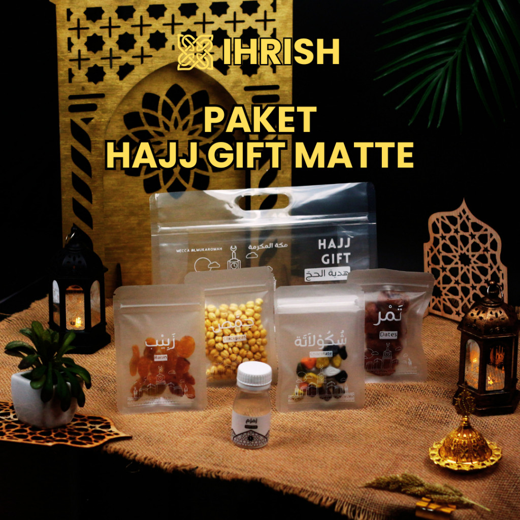 

IHRISH - PAKET HAMPERS OLEH OLEH HAJI MECCA MEDINA MATTE SERIES SOUVENIR HAJI PREMIUM TERLARIS