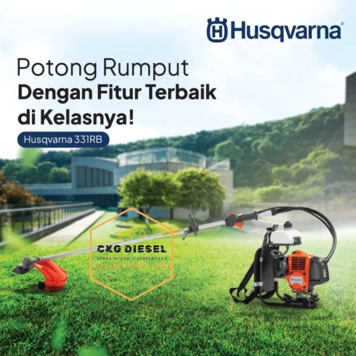MESIN POTONG RUMPUT 2TAK HUSQVARNA 331RB Kode 594