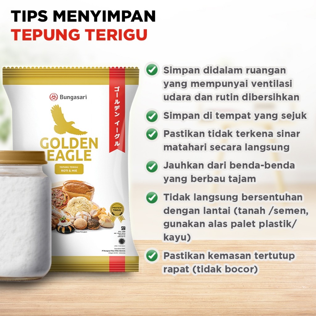 

Golden Eagle Tepung Terigu 1 Kg Karton