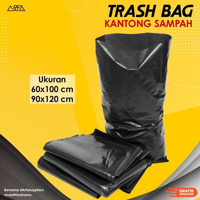 PLASTIK KANTONG SAMPAH TRASH BAG 90X120