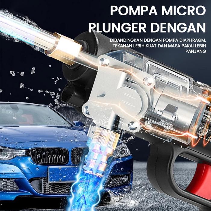 SUPERJET 48VF JET CLEANER CUCI MOTOR PORTABLE JET ALAT CUCI MOTOR CUCI MOBIL BATERAI ALAT CUCI MOBIL