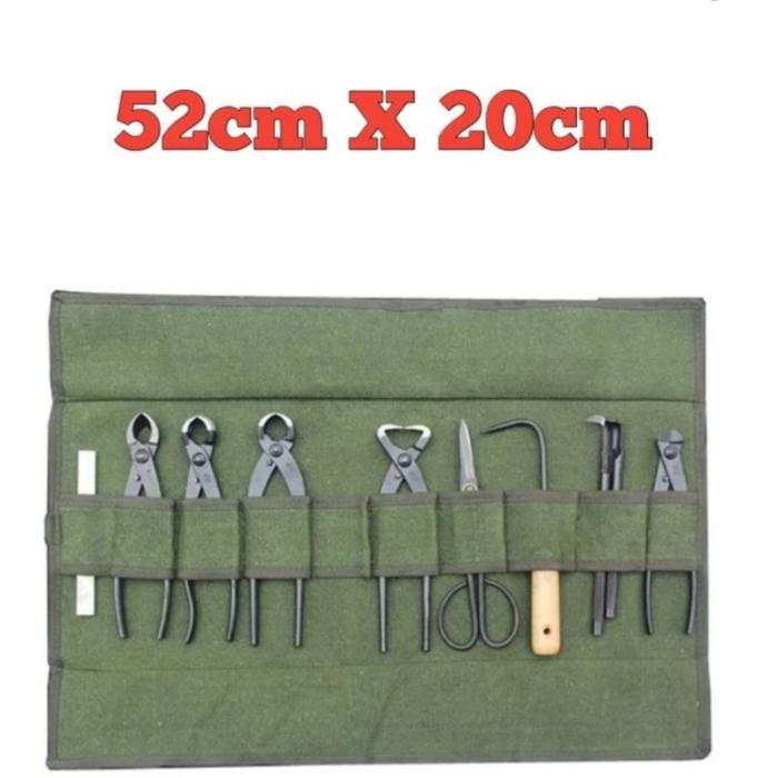 Tas Alat Bonsai Gulung Maxwam Alat Bonsai Set Tools