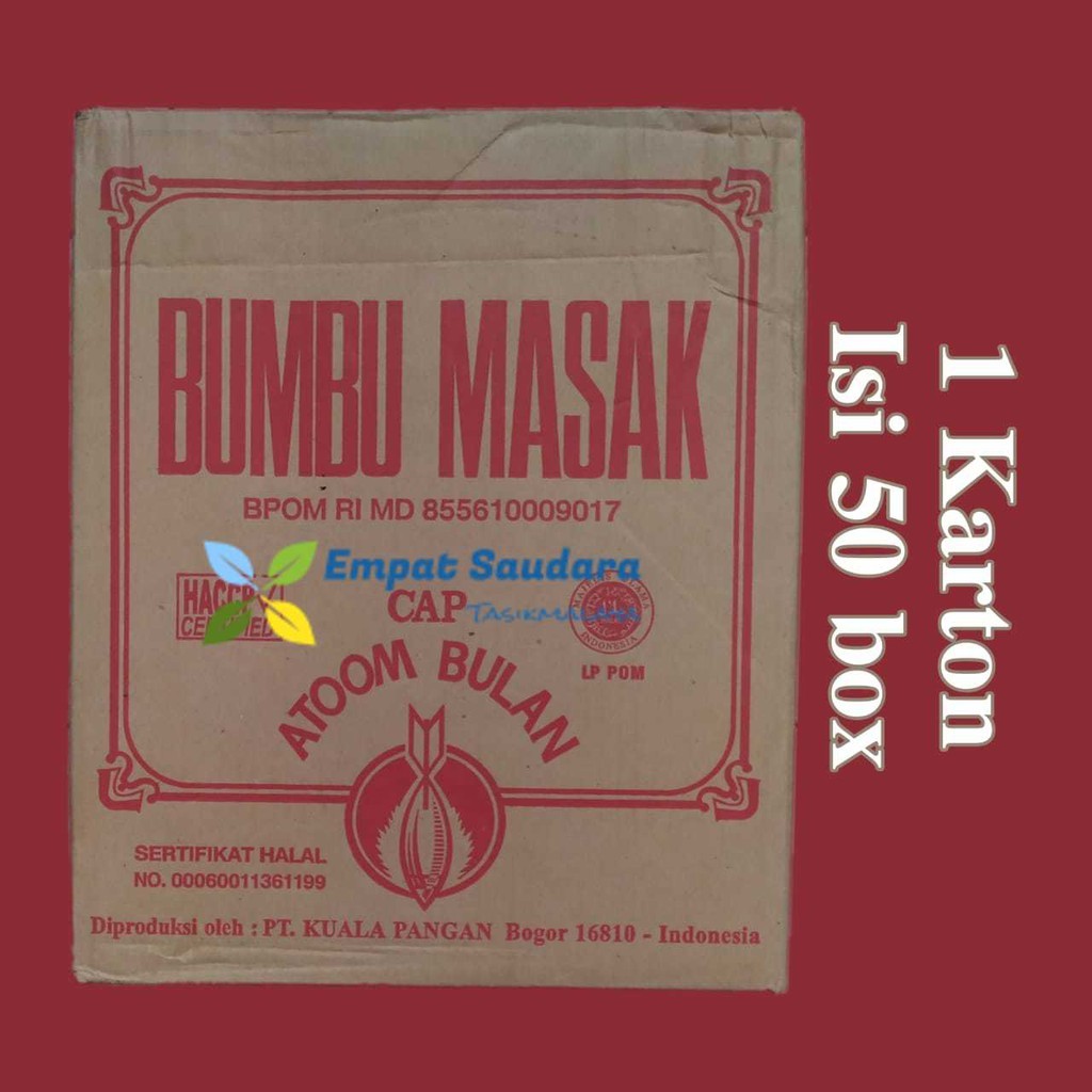 

RATU 1 karton Bumbu Atom Bulan Box