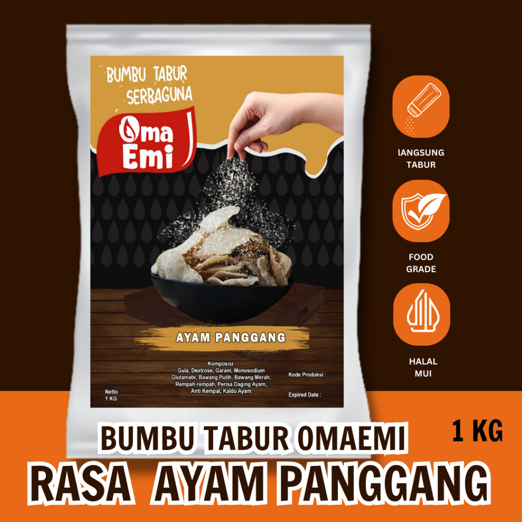 

RATU BUMBU TABUR AYAM PANGGANG 1 KG