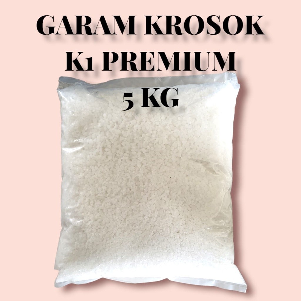 

RATU 5 KG garam krosok madura kualitas premium/ garam ikan / garam industri / GARAM NON YODIUM