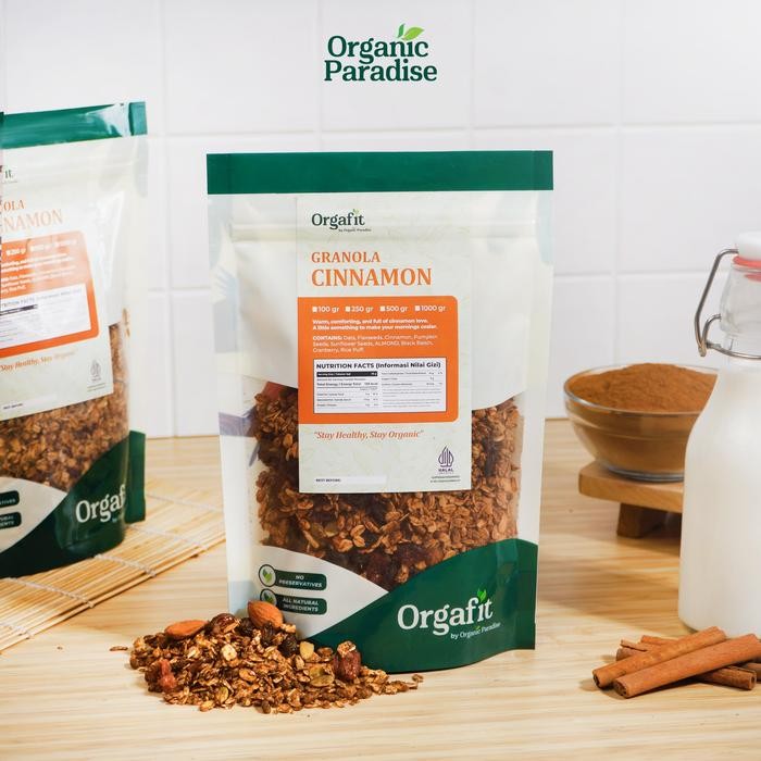

Granola Cinnamon Special 1 Kg / Sereal Granola Rasa Cinnamon Special 1 Kg Organic Paradise