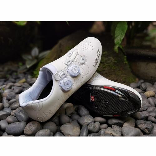 Sepatu sepeda Roadbike AVELIO Velos Carbon - Putih, 43