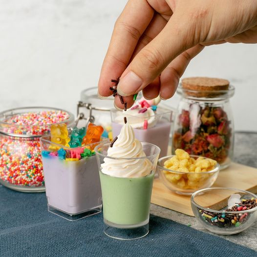 

[SERIES PANNA COTTA] Panna Cotta Pudding Sutra ala Italia Aneka Rasa Omura Dessert Shooter 500 Gr