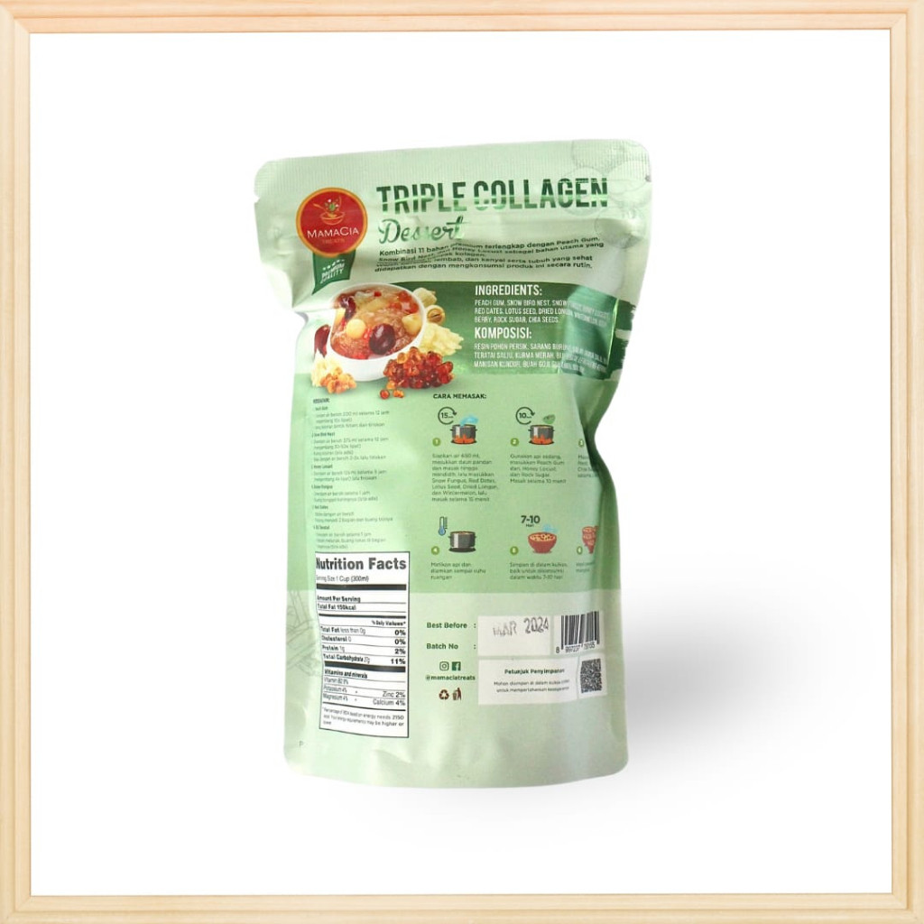 

Mamacia Treats Triple Collagen Dessert Mini Pack - 125 g