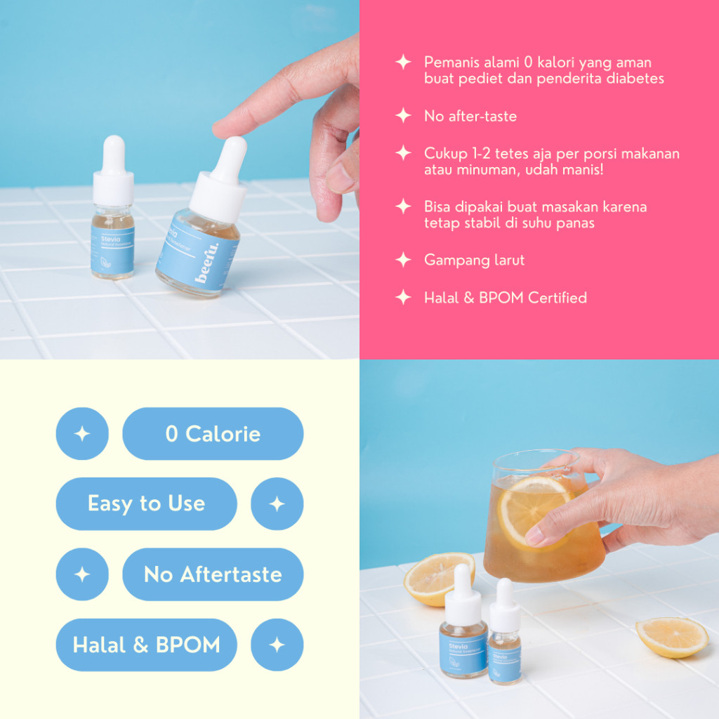 

Beeru Stevia Paket Beerdua - Beeru Stevianya Ada Dua