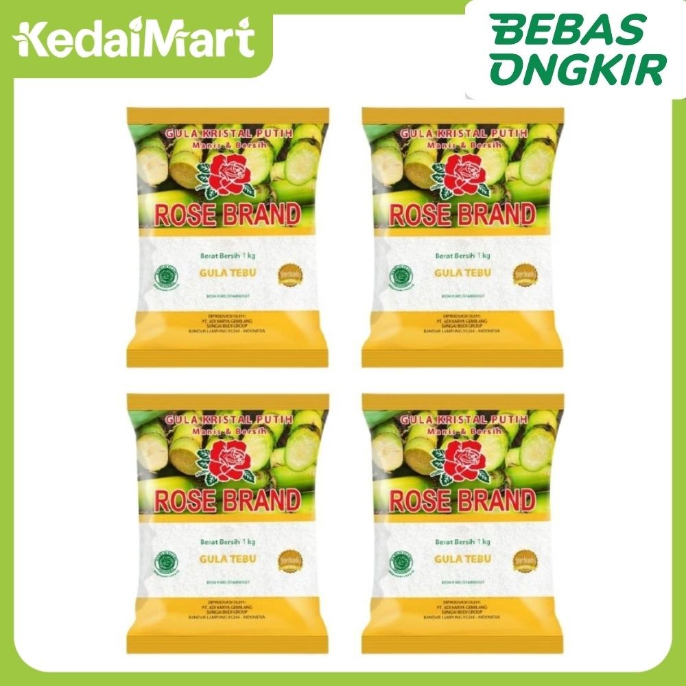 

Paket Bundling Gula Pasir Rosend 4x1kg Manis Berkualitas