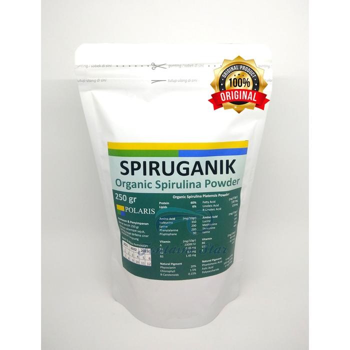 

YOUBBYSHOP SPIRULINA POWDER (BUBUK) 250GRAM