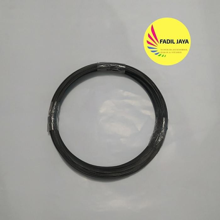 RUJI FIBER JERUJI FIBER HITAM 1 MM SANGKAR KANDANG BURUNG