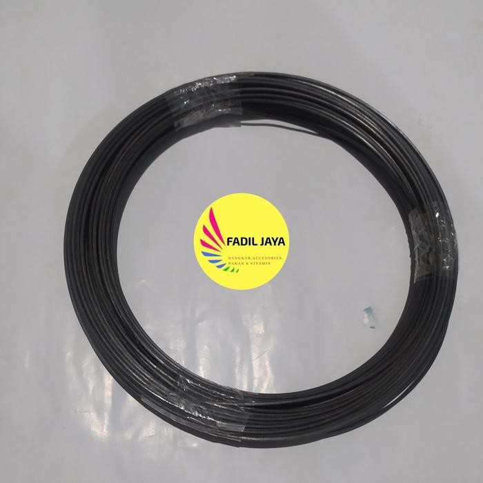 RUJI FIBER JERUJI FIBER HITAM 2,5MM SANGKAR KANDANG BURUNG