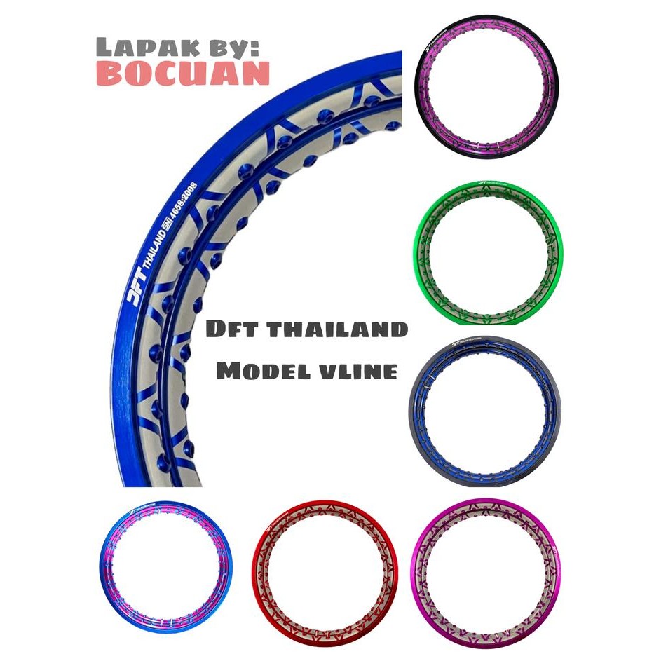 VELG JERUJI DFT THAILAND VLINE RING 17 ORIGINAL