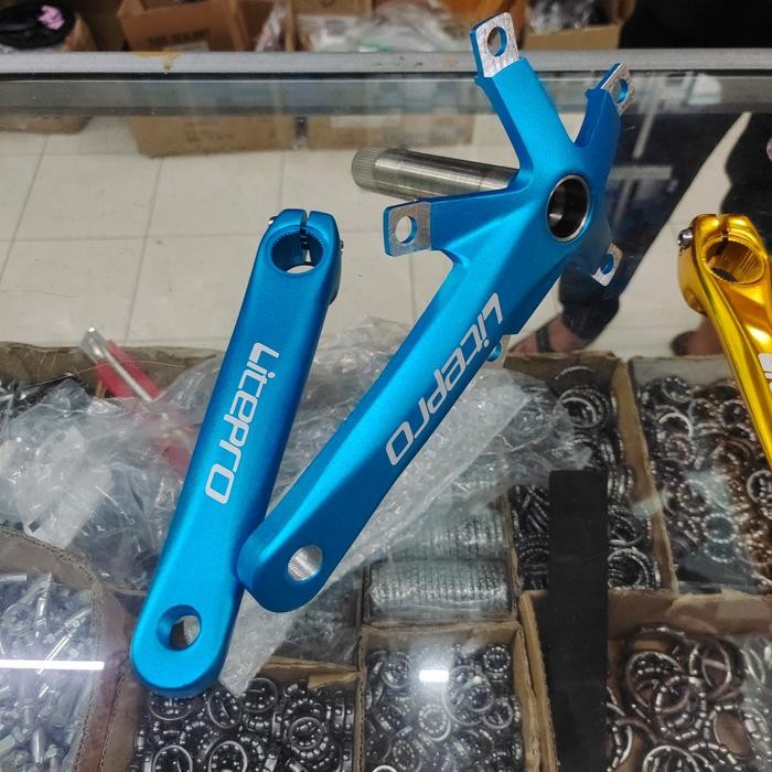 TOP PRODUK ARM CRANK CHAIN RING LITEPRO HOLLO 2 LITEPRO INCLUDE BB COMPLET