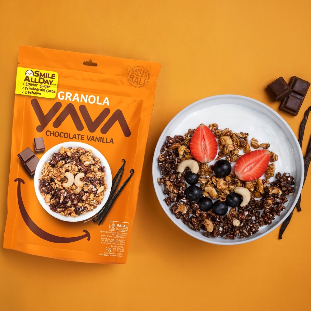

YAVA Carton Pack Granola Chocolate Vanilla ( 12 x 90g )