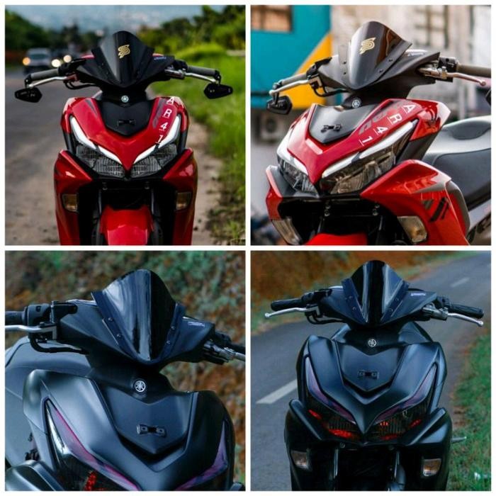 VISOR AEROX JENONG WINDSHIELD AEROX NEW DAN OLD MOTORCYCLE