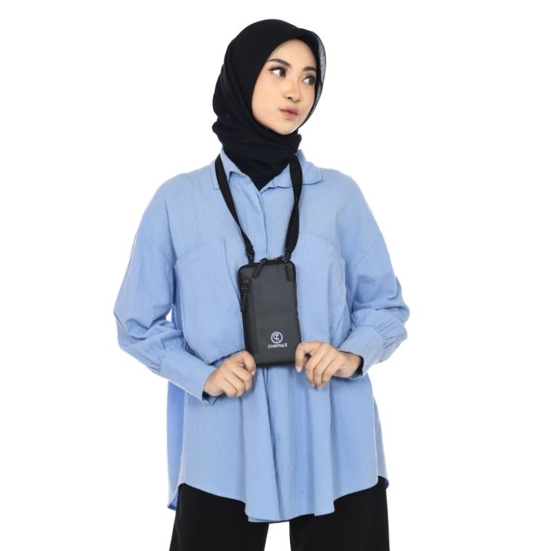 RB2233 Hanging Wallet Hp Waterproof - Tas Hp Anti Air - Dompet Hp Pria - Dompet Leher Cewek - Dompet