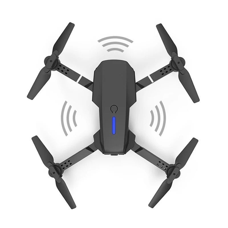 RC Drone E88 Pro kamera jarak jauh fotografi udara profesional dual camera drone premium laki-laki