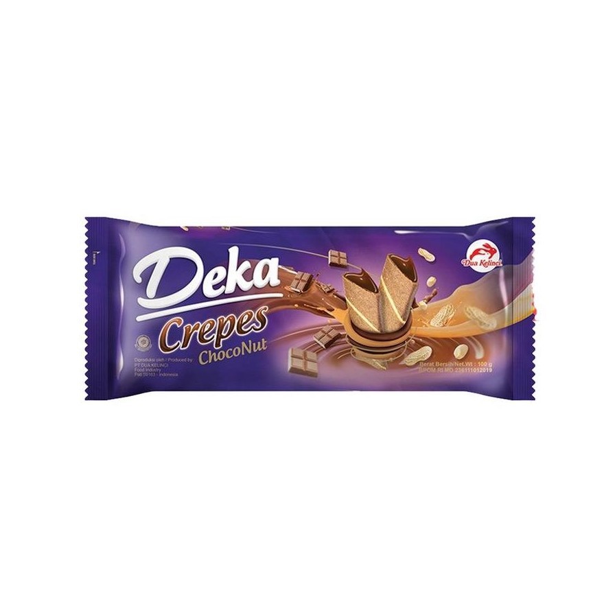 

Deka Wafer Crepes Choco Nut 90 gram 90 gram