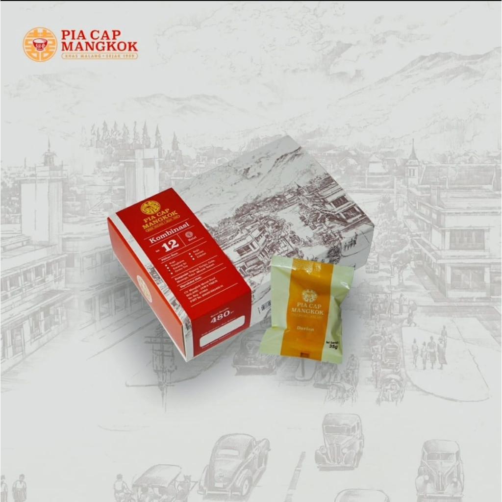 

Pia Mangkok Malang 4 Rasa (12pcs/kotak)